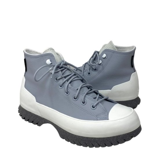 Converse Lugged 2.0 Waterproof High Women's Sneaker Leather Gray Boots A05382C - Picture 6 of 10